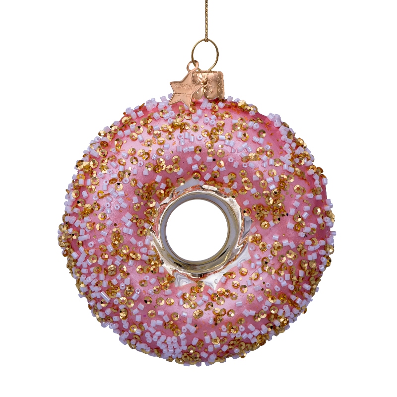 donut christmas ornament