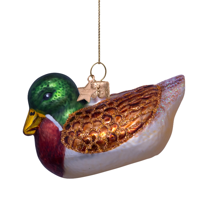 duck christmas tree ornament