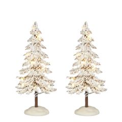 Luville General Snowy tree white lighted