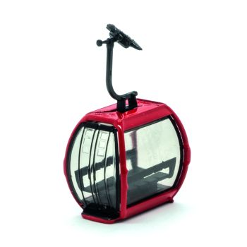 Jägerndorfer gondola Omega V for 10 pers. red 1:87 H0