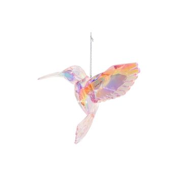 Kurt S. Adler Plastic Christmas Ornament Hummingbird 11cm Pink