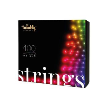 Twinkly Generation II LED Christmas Light String 400 Bulbs 32 Meters Multicolor