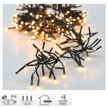 Christmas Lights 2016 LED Cluster Warm White 14.6 meters