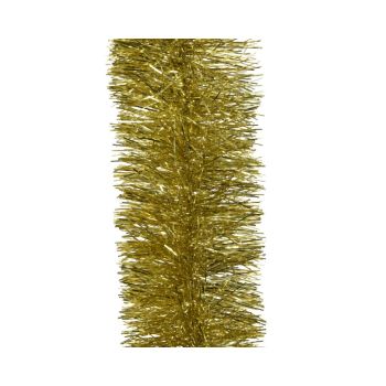 Decoris Kunststoff-Girlande Lametta xl 10x270cm licht gold