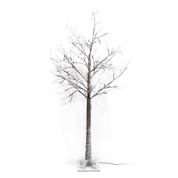 Christmas lights birch tree brown 120 lights 130cm classic