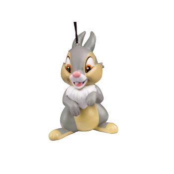 Kurt S. Adler plastic Christmas ornament Disney Thumper 9cm gray