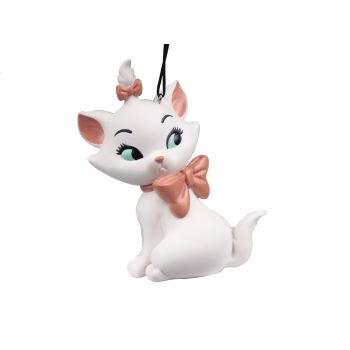 Kurt S. Adler plastic Christmas ornament Disney Marie 10cm white