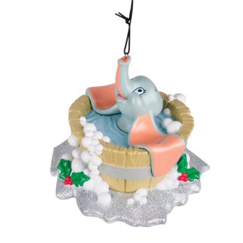 Kurt S. Adler plastic Christmas ornament Disney Dumbo 10cm multi.