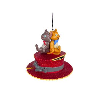 Kurt S. Adler Plastic Christmas Bauble Disney Aristocats 10cm Multi