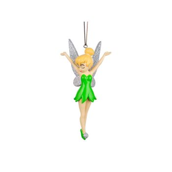 Kurt S. Adler plastic Christmas ornament Disney Tinkerbell 11cm green