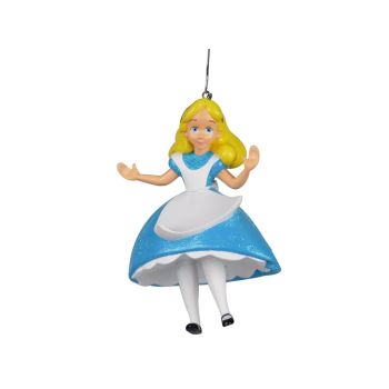 Kurt S. Adler plastic Christmas ornament Disney Alice 10cm multi