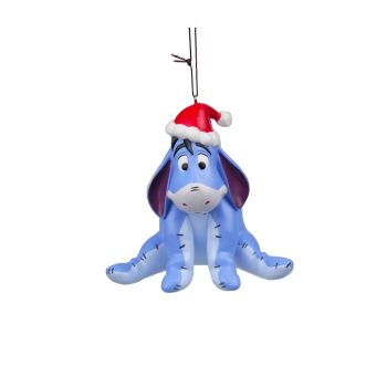 Kurt S. Adler plastic Christmas ornament Disney Eeyore 10cm blue