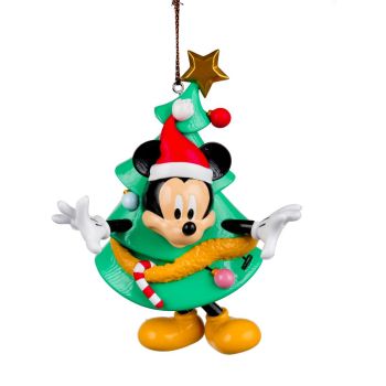 Kurt S. Adler plastic Christmas ornament Disney Mickey Mouse Christmas Tree 9cm multi