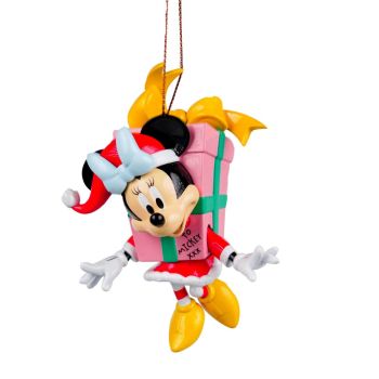 Kurt S. Adler plastic Christmas ornament Disney Minnie Mouse Gift 9cm multi