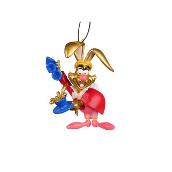 Kurt S. Adler plastic Christmas ornament Disney March Hare 14cm multi