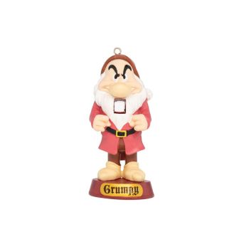 Kurt S. Adler plastic Christmas ornament Disney Nutcracker Grumpy 9.5cm multi