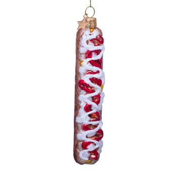 Vondels glass Christmas Ornament Frikandel Speciaal 3.5cm Multi