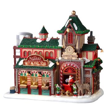 Lemax santa's reindeer stables Santa's Wonderland 2023