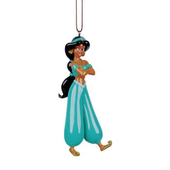 Kurt S. Adler plastic Christmas ornament Disney Jasmine 8cm multi