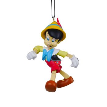 Kurt S. Adler plastic Christmas ornament Disney Pinocchio 8cm multi