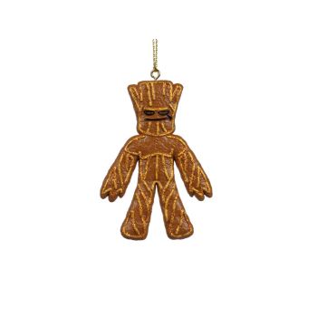 Kurt S. Adler plastic Christmas ornament Disney Marvel Gingerbread Large 7cm brown