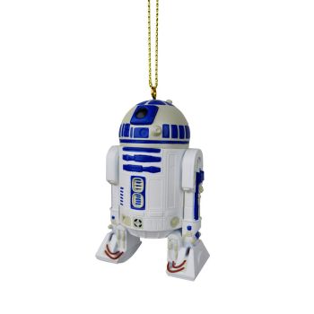 Kurt S. Adler plastic Christmas ornament Star Wars R2-D2 8cm white, blue