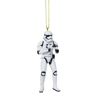 Kurt S. Adler plastic Christmas ornament Star Wars Stormtrooper 8cm white