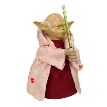 Kurt S. Adler plastic tree topper Star Wars Yoda LED 30cm multi