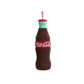 Kurt S. Adler Plastic Christmas Ornament Coca-Cola Bottle 11cm Red