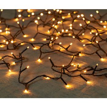 Annas Collection Weihnachtsbeleuchtung 240LED klassisch 12m schwarzes Kabel