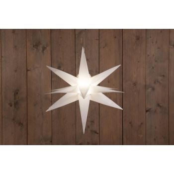 Anna's Collection Star 3D White 10LED 60cm on batteries