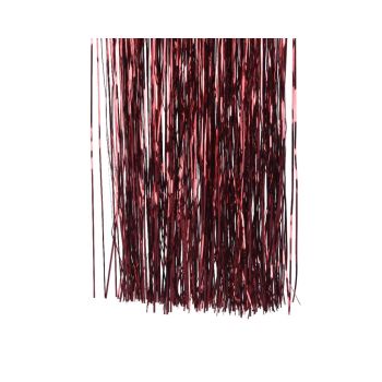 Decoris plastic lametta vinyl 50x40cm oxblood