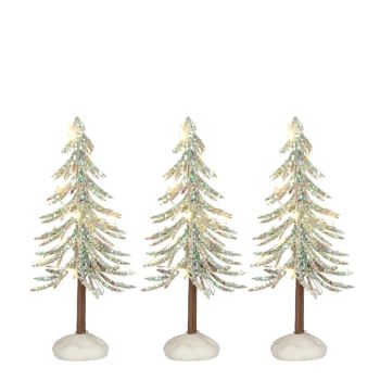 Luville General Snowy tree white lighted