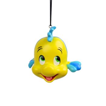 Kurt S. Adler plastic Christmas ornament Disney Flounder 7cm yellow, blue