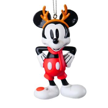 Kurt S. Adler plastic Christmas ornament Disney Mickey Mouse 6cm multi