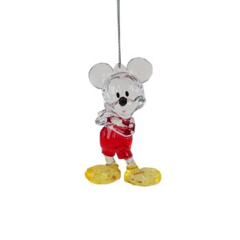 Kurt S. Adler plastic Christmas ornament Disney 100 years Mickey Mouse 8cm multi