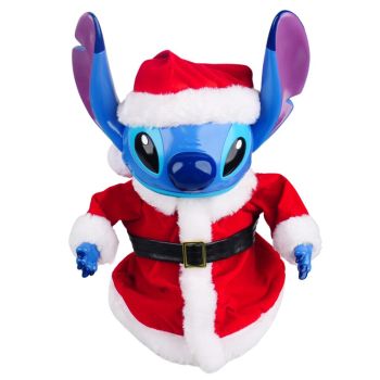 Kurt S. Adler piek kunststof Disney Stitch met kerstpak 30cm multi