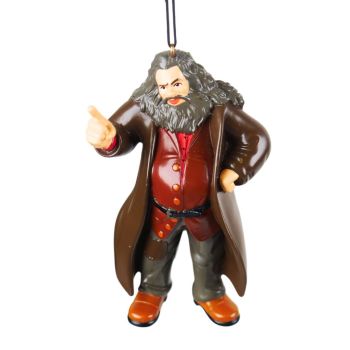 Kurt S. Adler plastic Christmas ornament Hagrid 10cm brown