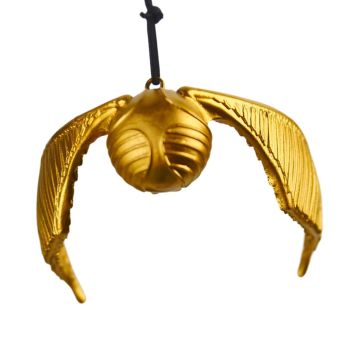 Kurt S. Adler plastic Christmas ornament Snitch 9cm gold