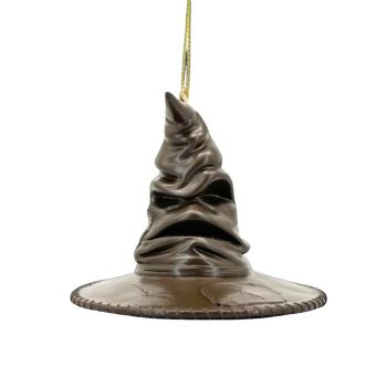 Kurt S. Adler plastic Christmas ornament Sorting Hat 7cm brown