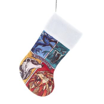 Kurt S. Adler Christmas stocking Harry Potter houses 48cm multi