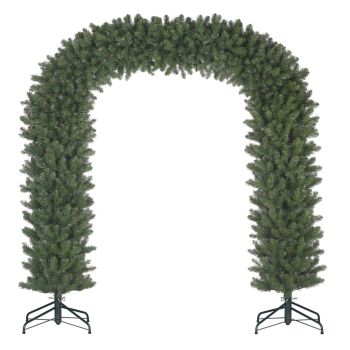 Albero di Natale Arch punte verdi 1784 - l240xd41cm