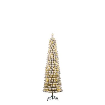 Black Box Trees Charlton Pilar albero di natale artificiale  verde 1,55 m x 48 cm