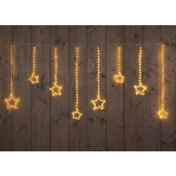 Colección de Navidad de Anna luces de cortina estrella 738LED 400x80cm clásica