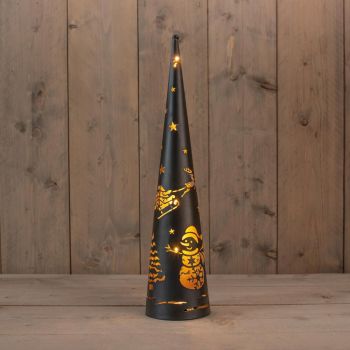 Cone 30led d12h50.5cm black