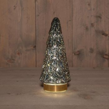 Christmas tree 10led 24.5x10.5cm anthracite