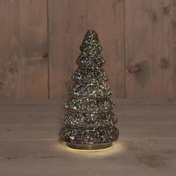 Christmas tree 10led 18.5x9.5cm anthracite