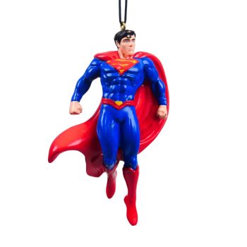 Kurt S. Adler plastic Christmas ornament DC Comics Superman 10cm red, blue