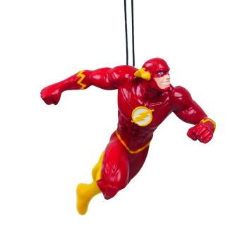 Kurt S. Adler plastic Christmas ornament DC Comics Flash 12cm red