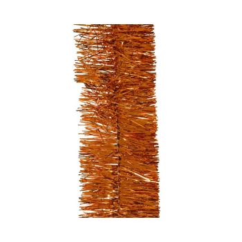 Decoris plastic garland lametta 7x270cm warm cider